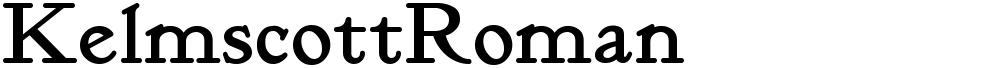 KelmscottRoman