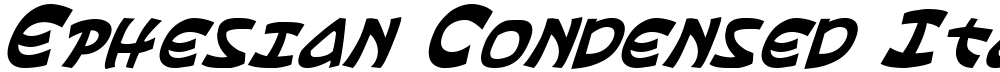 Ephesian Condensed Italic