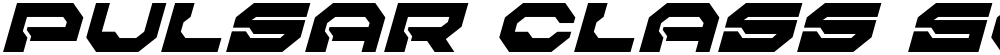 Pulsar Class Solid Italic
