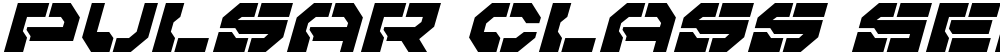 Pulsar Class Semi-Condensed Italic