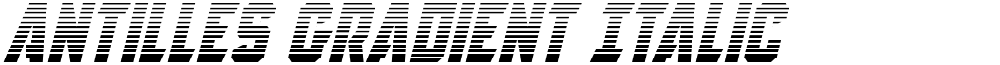 Antilles Gradient Italic