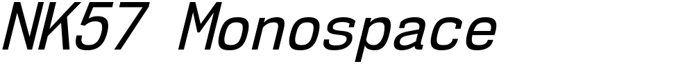 NK57 Monospace
