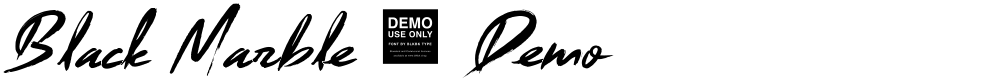 Black Marble - Demo