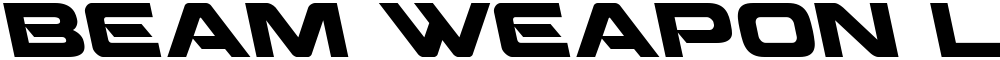 Beam Weapon Leftalic
