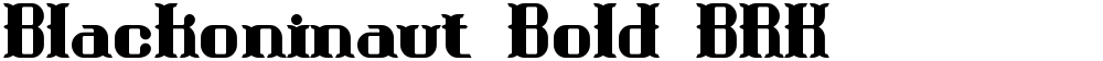 Blackoninaut Bold BRK