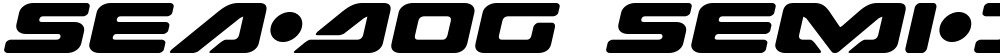 Sea-Dog Semi-Italic