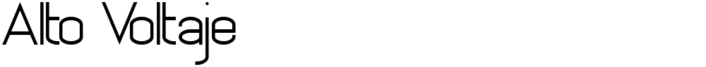 Alto Voltaje