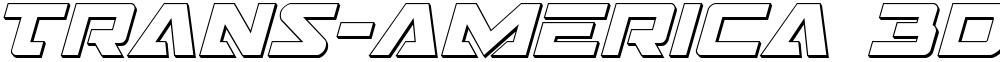 Trans-America 3D Italic