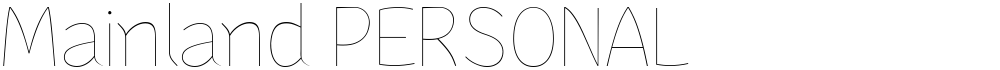 Mainland PERSONAL