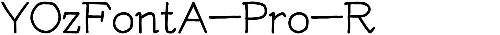 YOzFontA-Pro-R