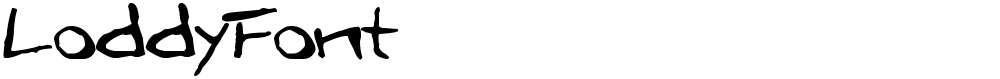 LoddyFont