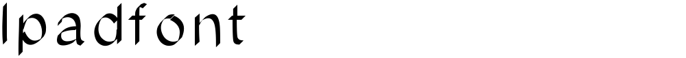 Ipadfont