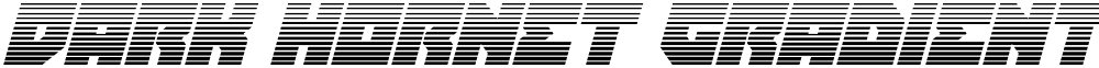 Dark Hornet Gradient Italic