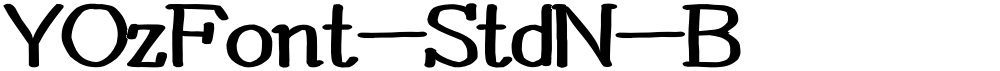 YOzFont-StdN-B