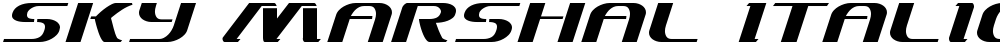 Sky Marshal Italic