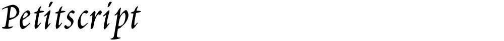 Petitscript