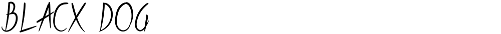 BLacx Dog