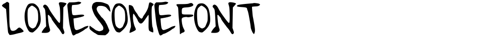 LonesomeFont