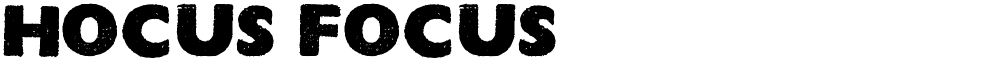 HOCUS FOCUS