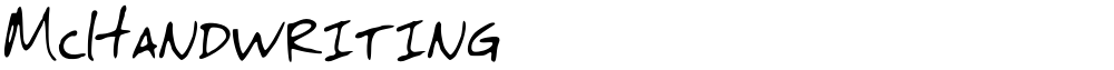 McHandwriting