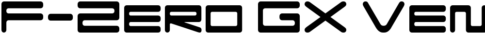 F-Zero GX Venue Font SemLt
