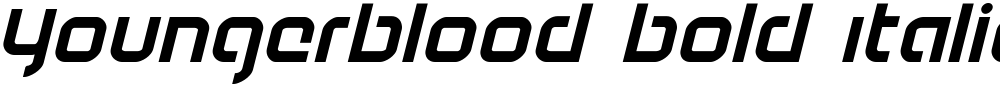 Youngerblood Bold Italic