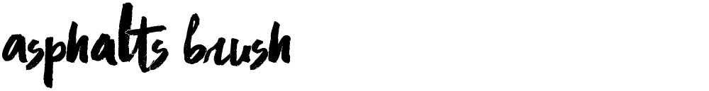 Asphalts Brush