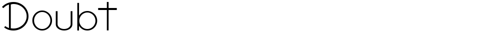 Doubt