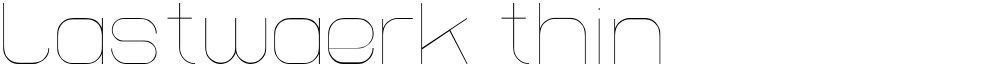 Lastwaerk thin