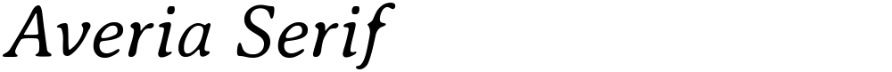Averia Serif