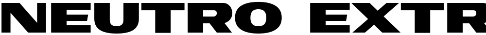 Neutro Extra Bold