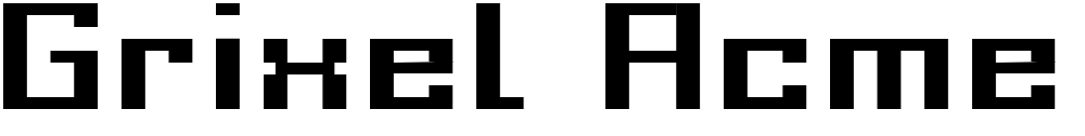 Grixel Acme 9 Regular Bold Xtnd