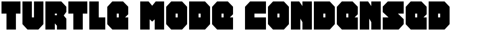 Turtle Mode Condensed