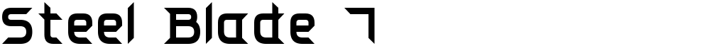 Steel Blade 7