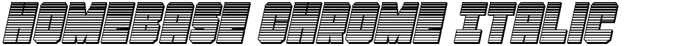 Homebase Chrome Italic