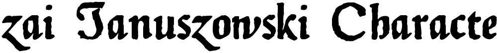 zai Januszowski Character 1594