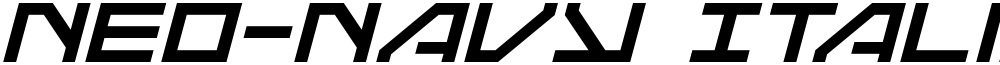 Neo-Navy Italic