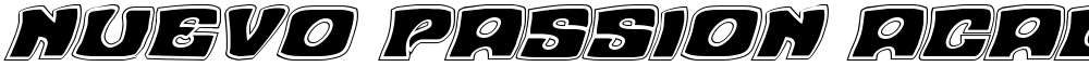 Nuevo Passion Academy Italic