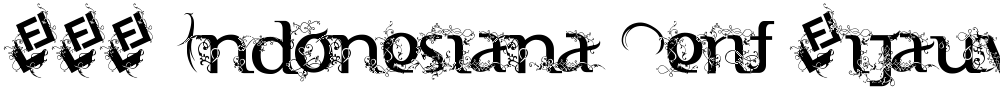 FTF Indonesiana Serif Hijauwana