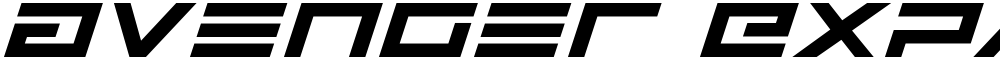 Avenger Expanded Italic