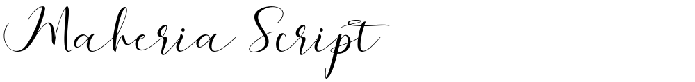 Maheria Script