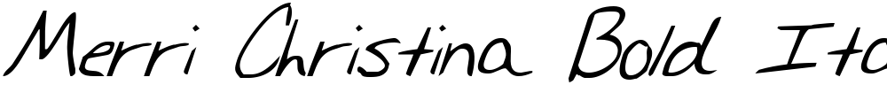 Merri Christina Bold Italic