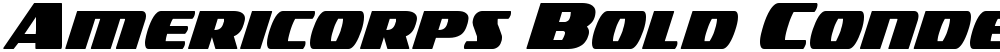 Americorps Bold Condensed