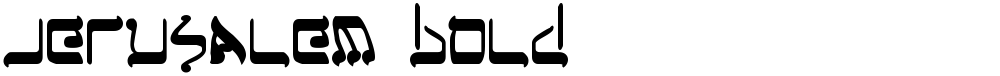 Jerusalem Bold