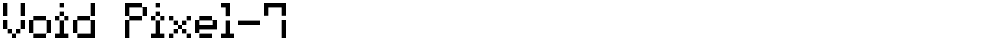 Void Pixel-7
