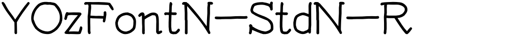 YOzFontN-StdN-R