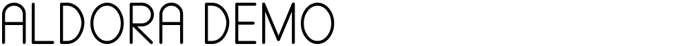 ALDORA DEMO