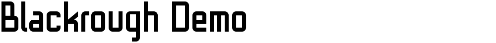 Blackrough Demo