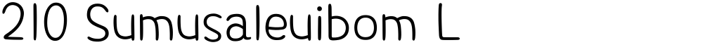 210 Sumusaleuibom L