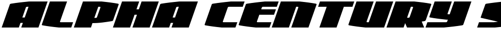 Alpha Century Super-Italic